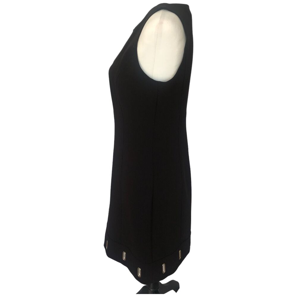 White House‎ Black Market Sleeveless Gold Cutout Sheath Cocktail Office Dress 4 - Picture 6 of 14